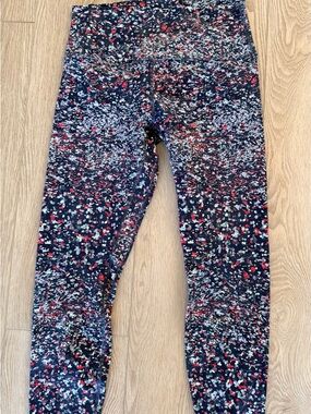 Lululemon Align leggings 25 inch navy floral size 12